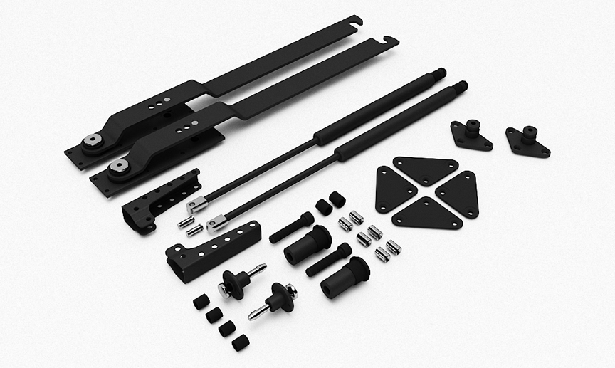desk bed hardware kit img
