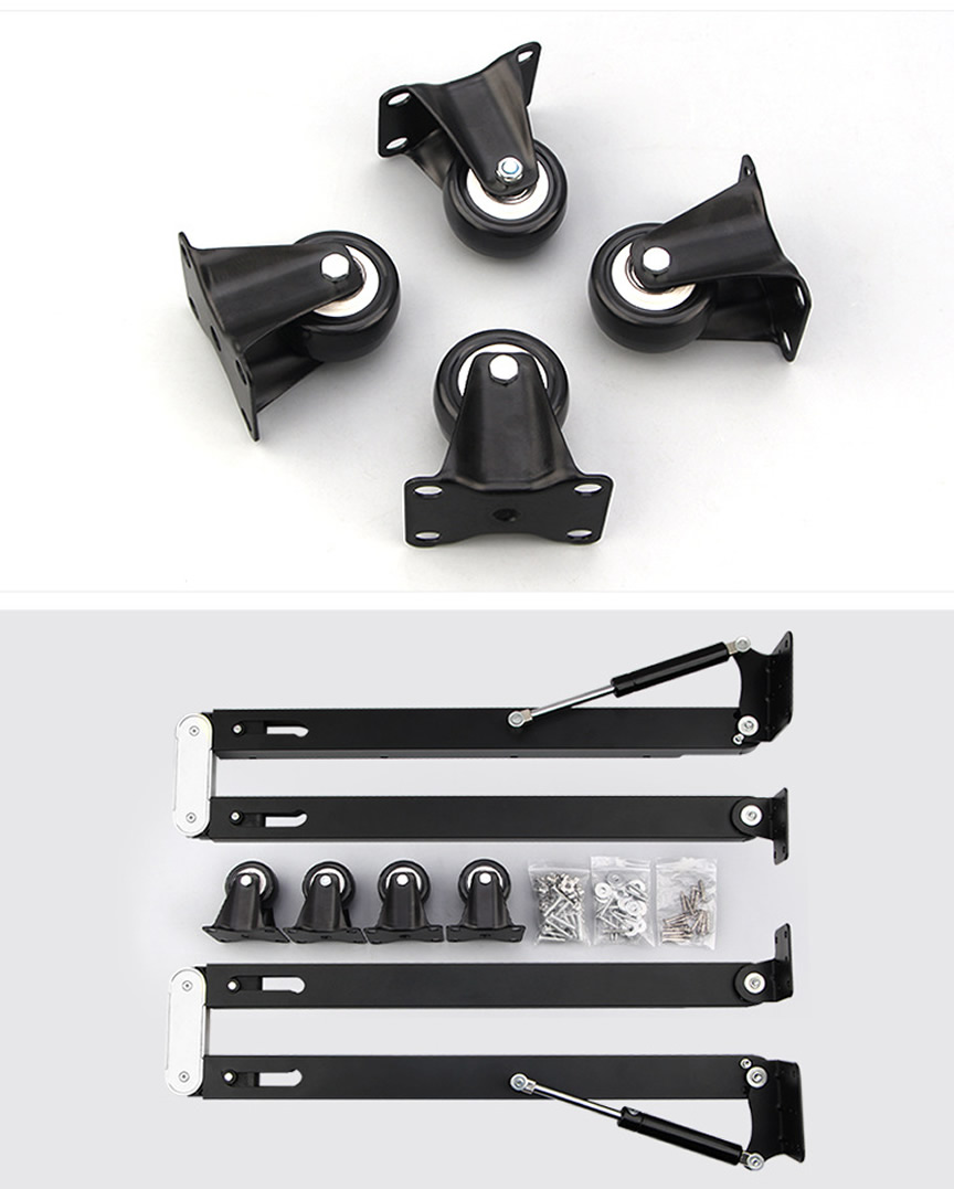 pull out desk hardware kit details img-004