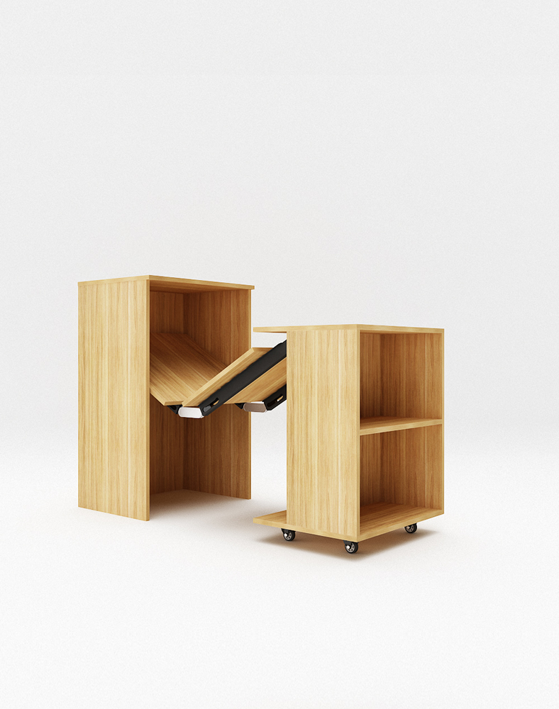 pull out desk hardware kit img-005