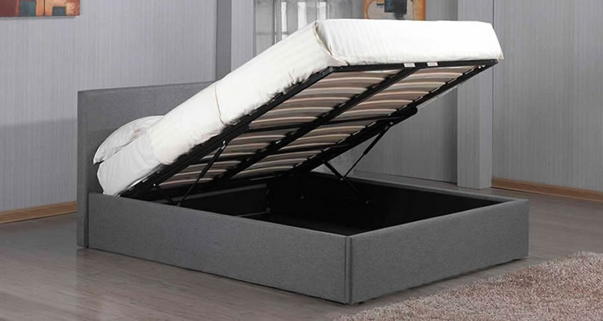 storage bed lift up mechanism details img-001