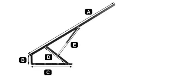 storage bed lift up mechanism dimension img-00