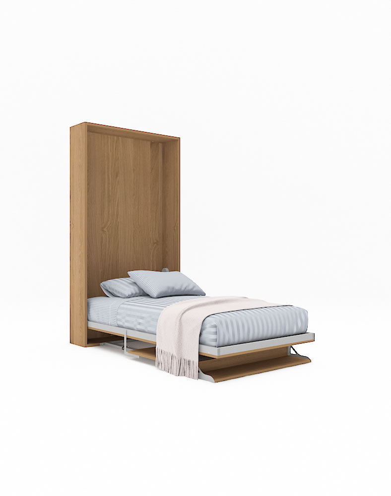 twin wall bed with desk mechanism thumb-003
