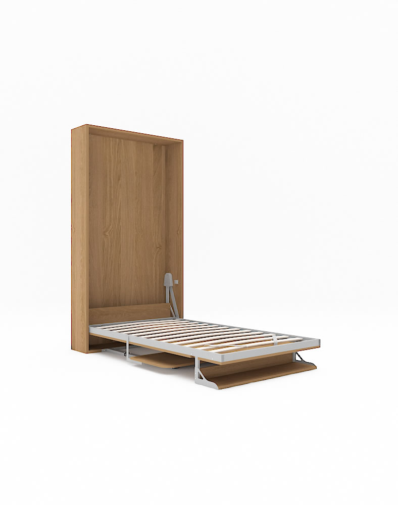 twin wall bed with desk mechanism thumb-004